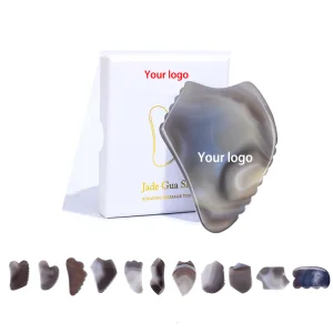 Grey Agate Jade Roller