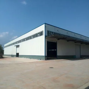 Estructura de acero industrial almacén taller de acero para construcción de fábricas