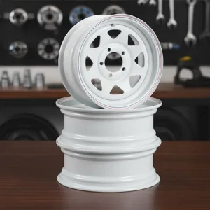 Durable Cargo-Grade Steel Trailer Wheel