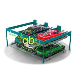 Two Tier Puzzle Parking System Lift Equipment Smart Garage Mechanical Platform
