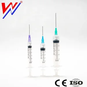 Disposable Sterile Syringe Luer Lock CE ISO Approved