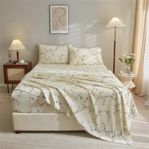 Microfiber Double Brushed Duvet Cover Set for Home Bedding Set Bedspread