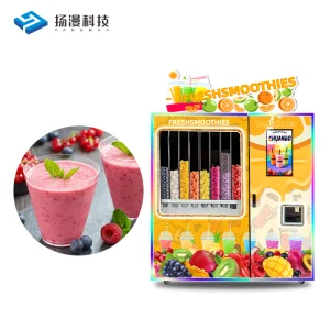 Sustainable Eco-Friendly Vegetable & Fruit Smoothie Vending Machine with Minimal Waste & Smart Inventory Management