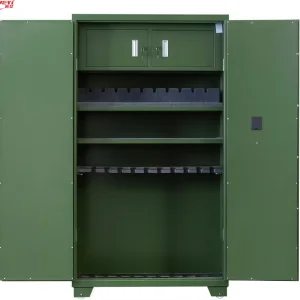 Factory Custom Large Capacity Security Lockable Gun Storage Cabinet Fingerprint Gun Safe with Combination Lock