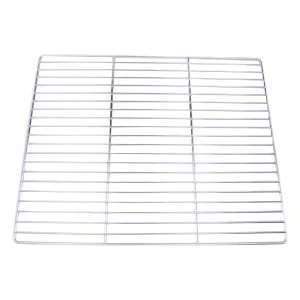 4-Foot Stainless Steel Cooling Rack - Compact Bread Drying Grid for Bakeries