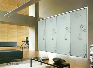 Glass Series Sliding Door (GL-A5-CHO-004) for Customized Wardrobe
