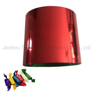 Plastic Packaging Film Food Packaging Materials Iridescent Pet Foil Film Rainbow Candy Packaging Film Pet/PVC Twist Film Food Wrapper Film