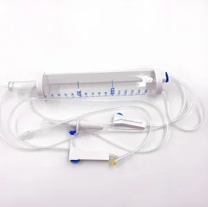 Juego de infusión pediátrico de alta calidad con sistema de transfusión de bureta, juego de infusión desechable