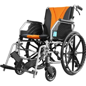 Pediatric Aluminum Alloy Frame Multi-Function Manual Wheelchair with Vibrant Color Options L13