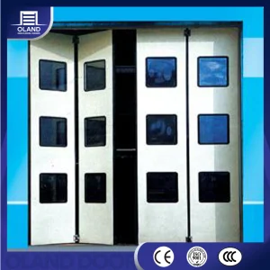 Folding Sliding Storage Durability Fire Rated Steel Aluminum Safe Workshop Industrial Automated Door