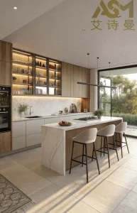 Stylish Kitchen Cabinet System for Contemporary Homes