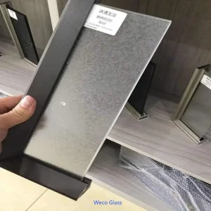 Laminated Frosted Patterned Art Glass Acid Etched Glass for Bathroom Doors