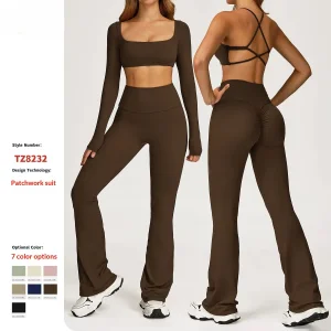 Autumn Shockproof Yoga Outfit Set