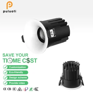 PULUOTI Modern 55mm 8W LED Recessed Spotlight