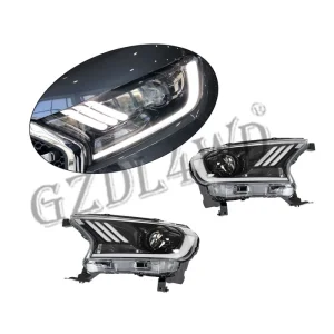 Gzdl4wd Traje Mustang Px Ranger T7 T8 Faro LED para Pick up Accesorios de Coche Faro Raptor Ranger