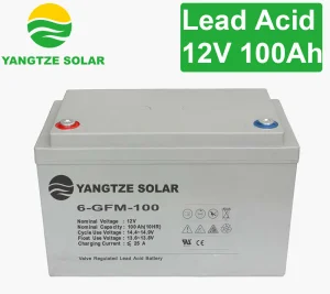 Deep Cycle 12V 100ah Maintenance Free Solar Battery Price