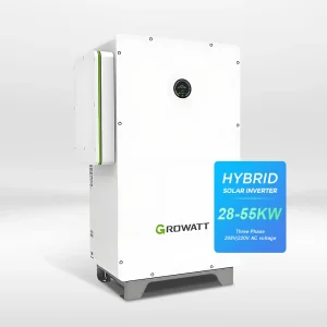 Growatt Wit 28KW 30KW 35KW 40KW 50KW 55KW UPS Function 3 Phase 380V/400V Multi-String MPPT High Voltage Hybrid Inverter for Commercial Us