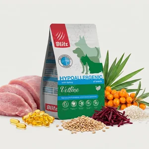 Blitz VetLine Pro-Active &ndash; High-Protein Hypoallergenic Dry Dog Food, Advanced Digestive Care Formula
