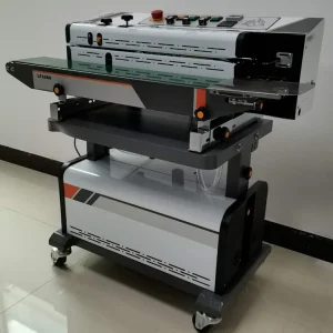 Automatic Continuous Vacuum Sealing Machine With Nitrogen Gas Filling Flush Sealing Machine