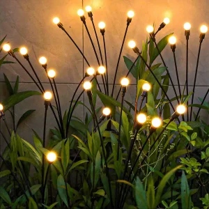 China Firefly Lights Outdoor Waterproof Solar Garden Lights