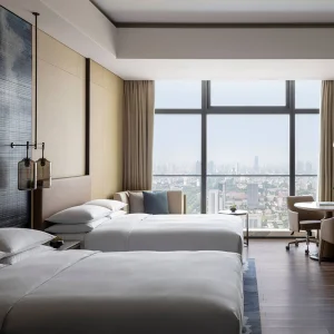 Custom Made Minimalist Hotel Room Furniture for Modern Design Hotel and Architectural Studio Project