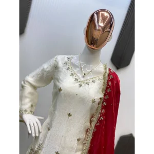 Beautiful Party Wear Cocktail Dresses Top-Bottom and Dupatta for Elegant Look