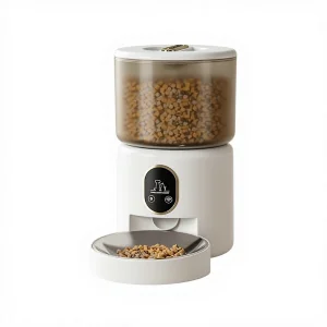 Large Capacity App Control Scheduled Feeding WiFi Bluetooth 304 Stainless Steel Automatic Smart Pet Food Feeder for Indoor Pets