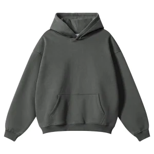 High Quality 400gsm Heavy Weight Cotton Blank Hoodie