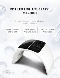 Portable Foldable LED Photon Therapy Skin Rejuvenation Facial Massager
