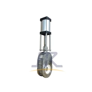Pneuamtic Stainless Steel Ceramic Lined Double Disc Gate Valve