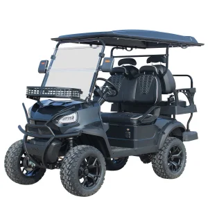 New Arrival Luxury 2+2 Seater Club Cart Electric Golf Buggy Hunting Car with CE DOT