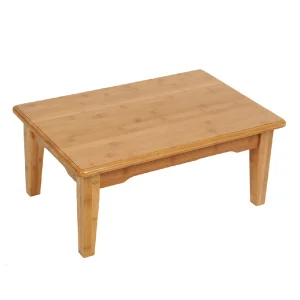 Mesa Lateral de Bambu / Mesa Ocasional / Mesa Pequena para Residência