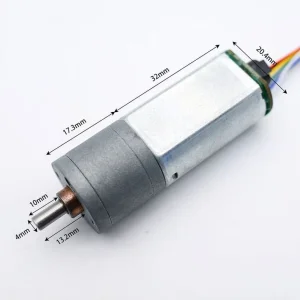 12V Brushed Geared Motor Spur Gearbox