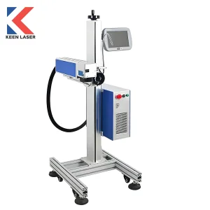 Industrial Marker Mini Air-Cooled Fiber Optic Flying Type