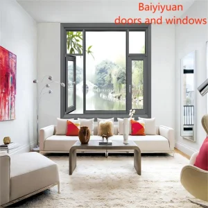 Elegant White Aluminum Door