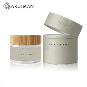 Wide Mouth Luxury Frosted Cosmetic Body Face Cream Jar