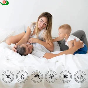 ODM Jiayuan Full Size Mattress Encasement Bed Bug Proof, Cover 13-15" Deep Bed, Zippered Dust Mite Proof, Hypoallergenic Six-Sided Manufacturers, Products