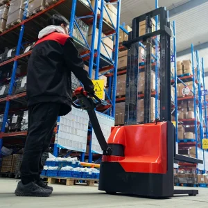 Battery Manual Hydraulic Mini Electric Pallet Stacker for Handle Lifter Forklift