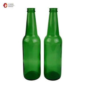 330ml 285g Emerald Green Brown/Amber Blue Drinking Glass Beer Bottle