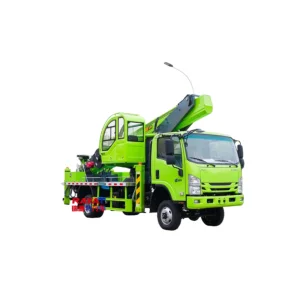 Isuzu 33m Diesel Fuel Manual Transmission Aerial Work Platform Lift Truck for Municipal Maintenance