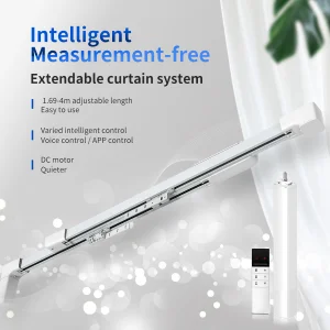 Raex Intelligent Smart Control Motorized Curtain Track And Motor