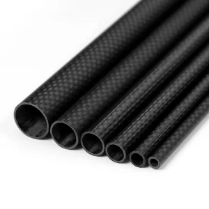 3K Matte Glossy Surface Twill Plain Unidirectional Carbon Fibre Pipe Pole Tubing Carbon Fiber Tube