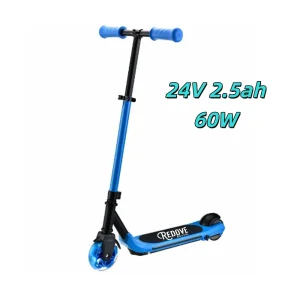 Adult Youth Child 60W 24V Folding Fat Tire E Scooter Electric 2 Wheel off Road Kids Scooter Motorbike