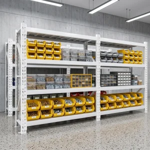 Shibang 500KG Heavy Duty Rack Boltless Metal Shelving Storage Rack System for Garage Warehouse