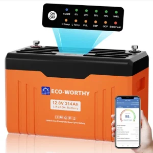 12.8V 20ah LiFePO4 حزمة بطارية دورة عميقة بطارية فوسفات الحديد الليثيوم مع نظام إدارة البطارية للاستخدام في الطاقة الشمسية والقوارب البحرية وكاشف الأسماك مقاوم للماء