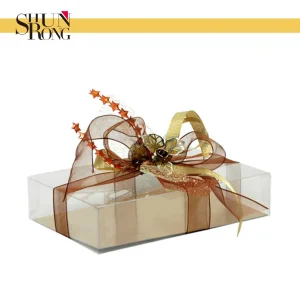 Wholesale Bonbon &amp; Macaron Gift Sets - Transparent Pet Boxes with Personalized Hot Foil Logos