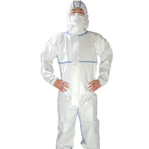 Mono desechable impermeable transpirable traje de trabajo