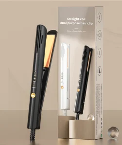 Digital Hair Straightener and Curling Iron with Dual Voltage Portable Flat Iron