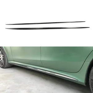 for Mercedes Benz Gt50/53 Dry Carbon Fiber Side Skirt Auto Part Car Body Kit