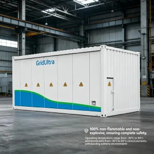 Containerized LiFePO4 Energy Storage System Liquid Cooling CAN Communication High-Efficiency DC 1500V Microgrid Compatibility